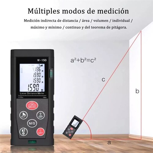 Telemetro Medidor Laser Distanciometro Distancia 150 m
