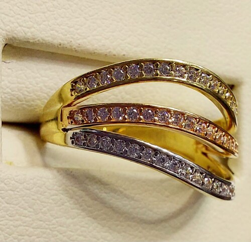 Anillo Churumbela 3 Oros 10 K. + Obsequio