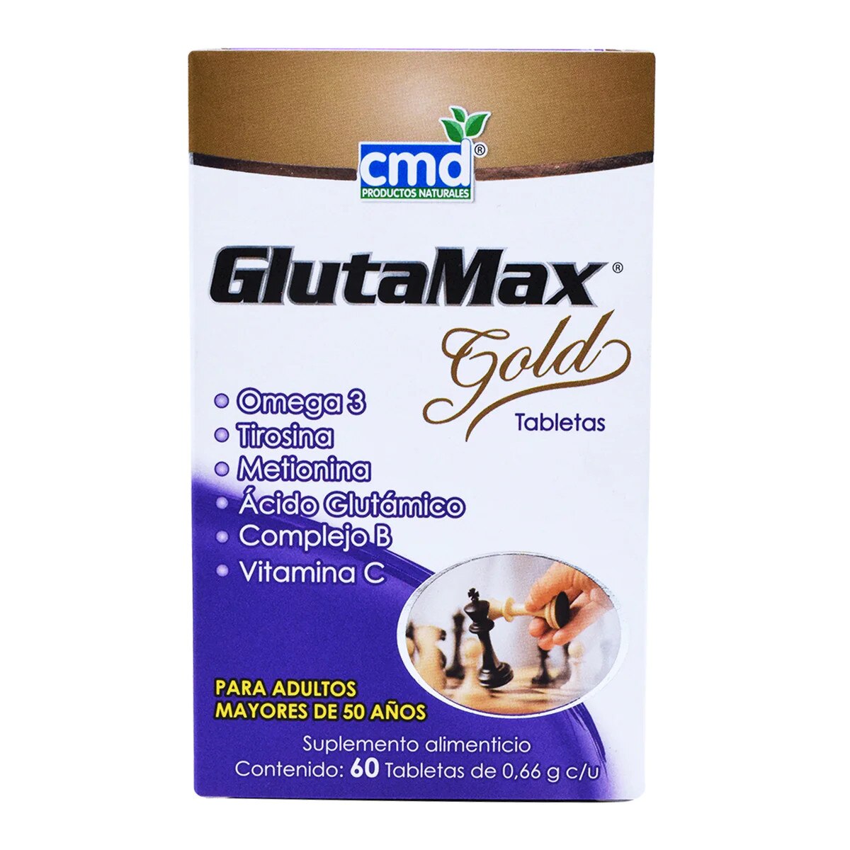 Glutamax Gold Suplemento con Omega 3 Tirosina Metionina y cido