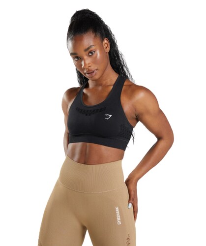 Top Bra Deportivo Sujetador Gymshark Sin Costuras  Energy 