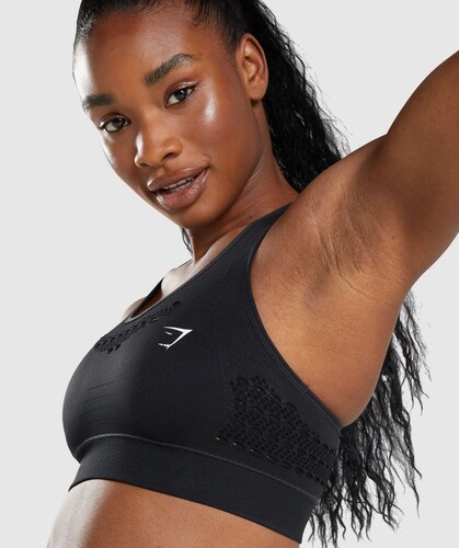 Top Bra Deportivo Sujetador Gymshark Sin Costuras  Energy 