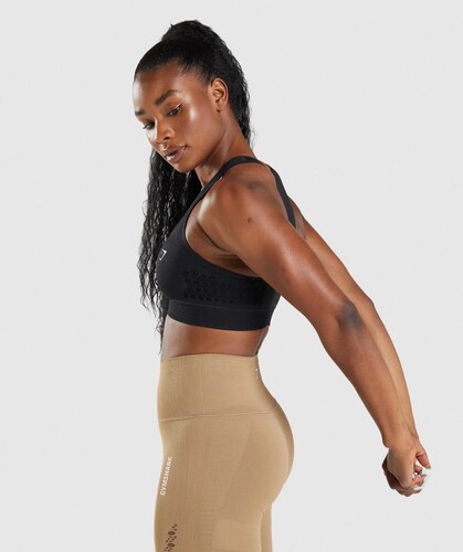 Top Bra Deportivo Sujetador Gymshark Sin Costuras  Energy 