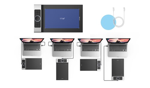 Tableta Grafica Xp-pen Innovator 16 Negra Con Pantalla 16 pulgadas