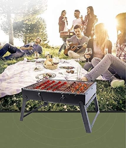 Parrilla Asador de carbon portatil.