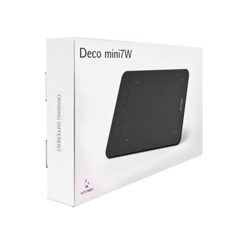 Tableta Grafica Xp-pen Deco Mini 7w Inalambrica color Negra