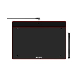 Tableta Grafica Xp-pen Deco Fun L Color Rojo 6.3 X 4 pulgadas