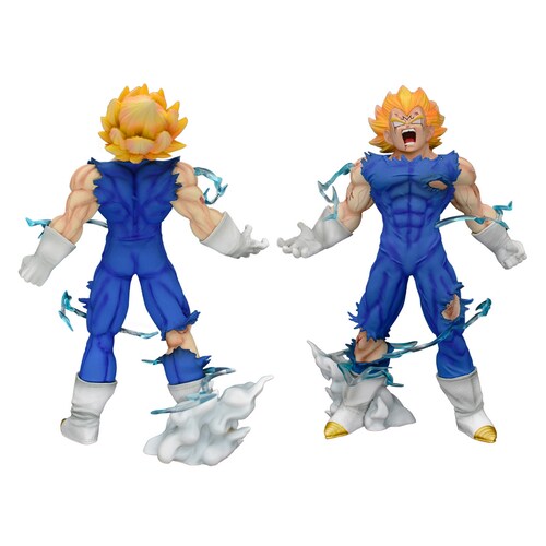 Juguete Muñeco Figura Dragon Ball Z Vegeta Explosion Con Caja