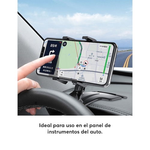 Base Soporte Porta Celular Archy Rotacion 360 Carro Holder con Ventosa Expandible Universal