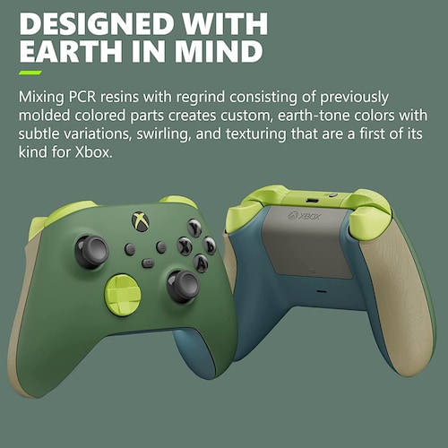 Control Ecológico Joystick inalámbrico Xbox Series XS Verde Remix