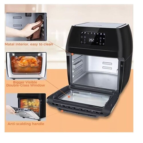 Horno Air Fryer Kit Cook Freidora De Aire No Aceite 12.7 Qt
