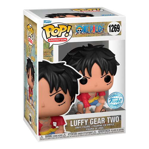 Funko Pop Luffy Gear Two #1269 Exclusivo One Piece Anime Manga Figura Original