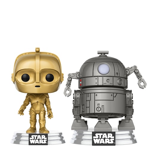 Funko Pop C3PO Y R2D2 Paquete 2 Piezas Star Wars 45 Aniversario Figura Original