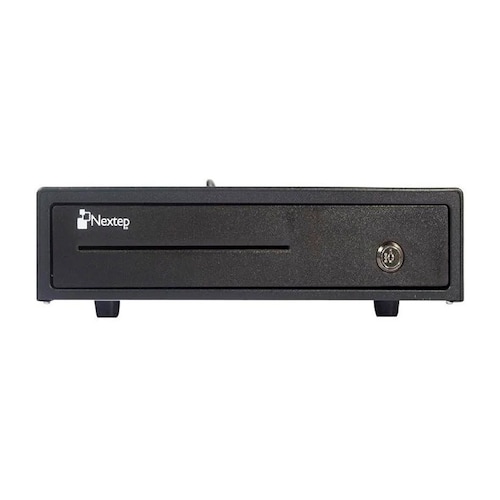 Cajon De Dinero Nextep 5 Billetes 8 Monedas NE-515 Negro Metal RJ11