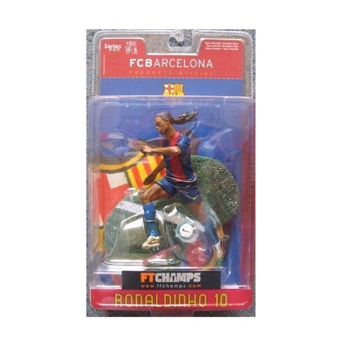 Figura Juguete FT Champs Ronaldinho 10 Barcelona