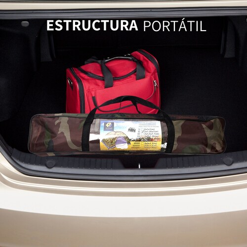 Casa De Campaña Impermeable Diseño Militar Camping 2 Metros