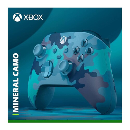 Control Inalámbrico Xbox Azul Deslumbrante