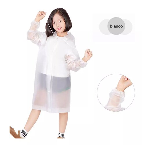 Impermeable Portátil Para Exteriores Para Niños, 2 Unidades.