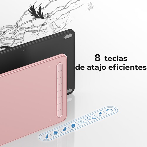 Tableta Grafica Xp-pen Deco M 8 X5 Color Rosa Con Lapiz X3