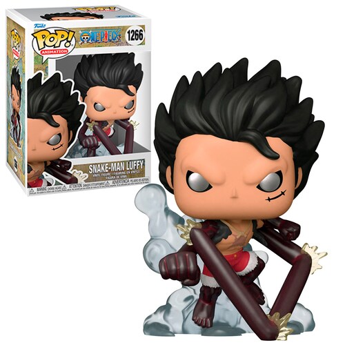 Funko Pop Luffy Snake Man #1266 One Piece Anime Manga Figura Original