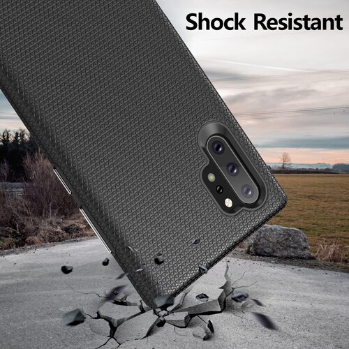 Funda Funda Galaxy Note 10 Plus Case Spigen Liquid Air p atte Black