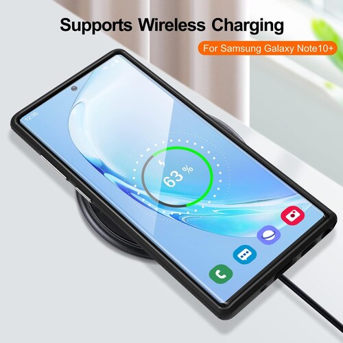 Funda Funda Galaxy Note 10 Plus Case Spigen Liquid Air p atte Black