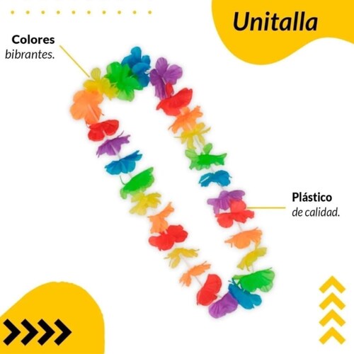 12 Collares Hawaianos Fiestas Disfraz