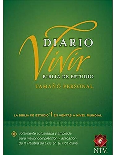 Biblia Ntv De Estudio Del Diario Vivir, Tapa Dura Tamaño personal