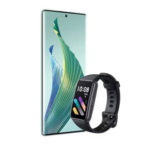 Honor Magic 5 Lite 8/256GB Plata Telcel+ Honor Band 7