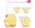 Paquete 5 Pañales Ecológicos de tela para bebés Estampados con Insertos ecobaby original