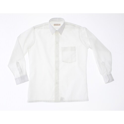 Camisa De Vestir Niño Color Blanco Manga Larga 3530 2 A 18 Años