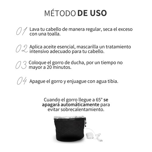 Gorro Termico Electrico Para Tratamiento Del Cabello