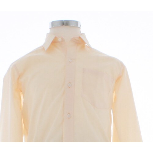 Camisa De Vestir Niño Color Rosa Melon Manga Larga 3537 2 A 18 Años.