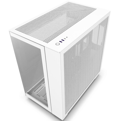 Gabinete Gamer NZXT H9 Flow ATX 4 Fan Cristal Templado Blanco CM-H91FW-01 