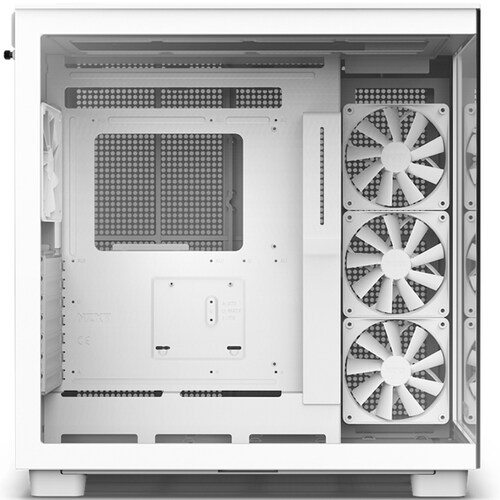 Gabinete Gamer NZXT H9 Flow ATX 4 Fan Cristal Templado Blanco CM-H91FW-01 