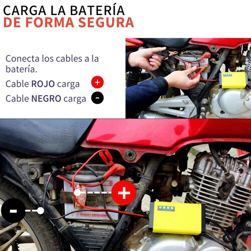 Cargador De Baterías Automotriz Automático Practico