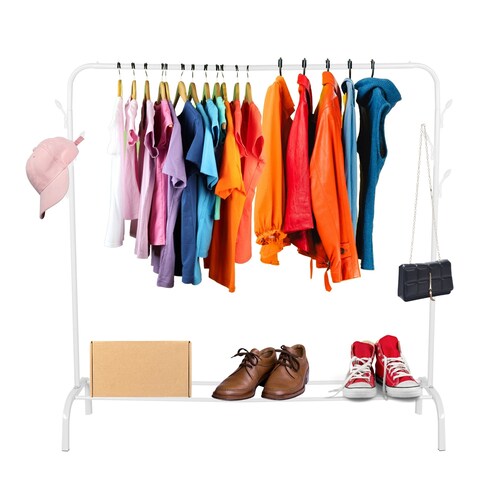 Rack Organizador De Ropa Perchero Closet Zapatera De 1.5 M