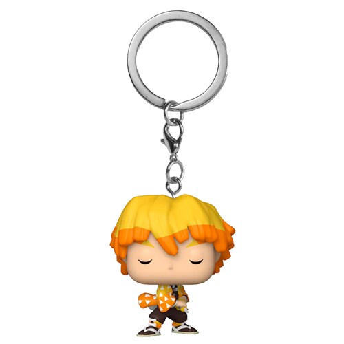 Funko Pop Llavero Zenitsu Agatsuma Demon Slayer Anime Manga Figura Original