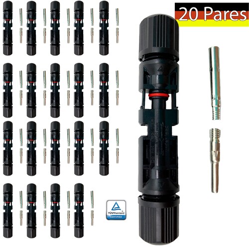 Conector Mc4 20 pares Panel Solar