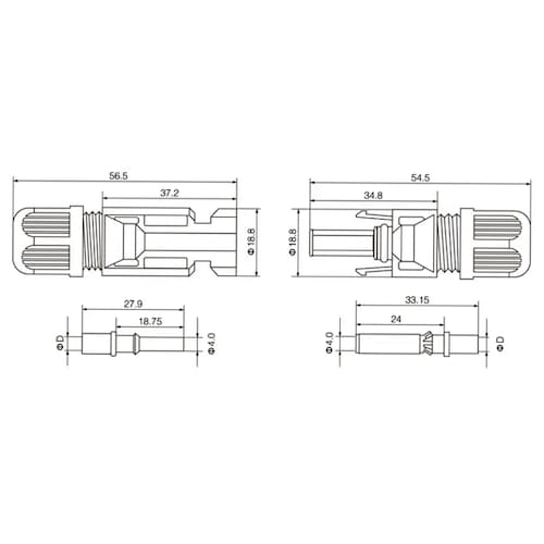 Conector Mc4 15 pares Panel Solar
