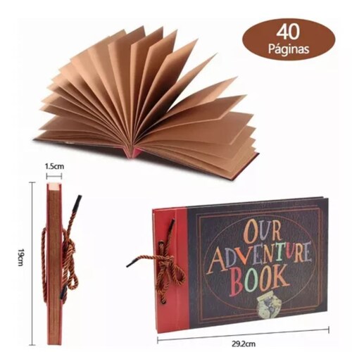 Álbum De Fotos Y Recortes Our Adventure Book De 40 Hojas