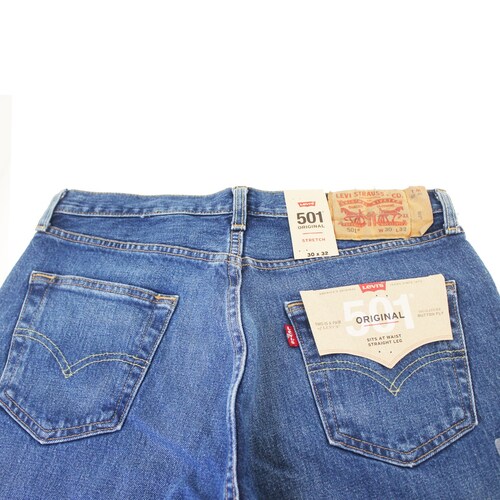 Pantalón Vaquero 501 Stretch Azul Original Levis