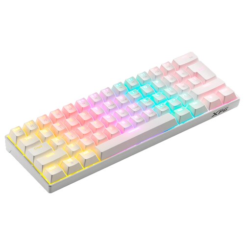 Teclado Gamer Mecanico XPG SUMMONER MINI Switch Blue RGB USB Blanco SUMMONERMINI61BL-WHCES 