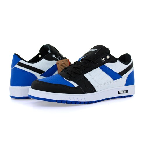 Tenis Newk Unisex Dudley Color Azul Negro Blanco.
