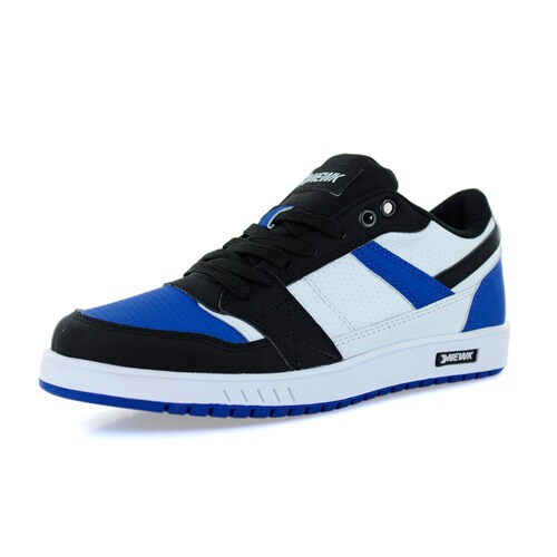 Tenis Newk Unisex Dudley Color Azul Negro Blanco.
