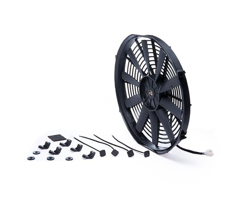 Motoventilador Universal 12 Volts 14 Pulgadas