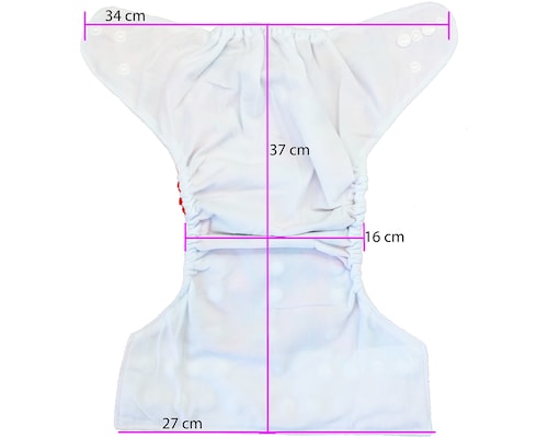 Pañales de tela ecologicos para bebes con Rollo de bambú ecobaby orginal.