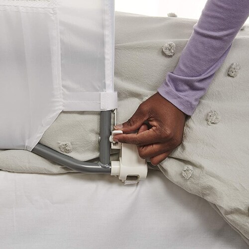 Barandilla para Cama Blanca Extra Larga 1.4 m: La solución perfecta para un descanso seguro y placentero!