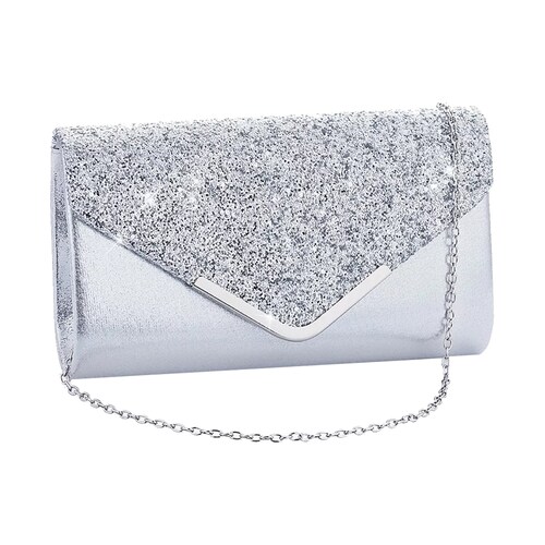 Bolso De Noche De Embrague Brillante Para Fiesta Boda