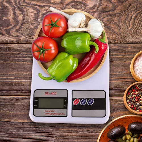 Balanza Digital De Cocina Bascula Para Gramos Gramera Pesa de Alimentos