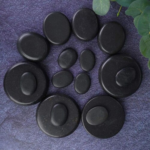 Kit de Piedras Calientes 16 Piezas Maletín Electrico Spa